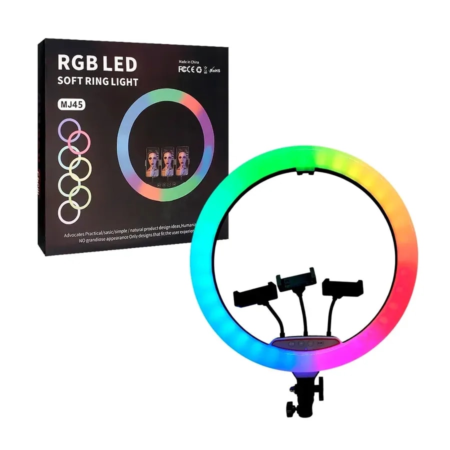 Aro de luz rgb MJ45 18P BLU12-53 rech
