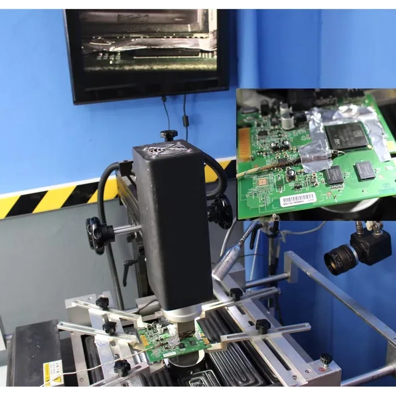Repacion de reballing de IC de carga y procesador