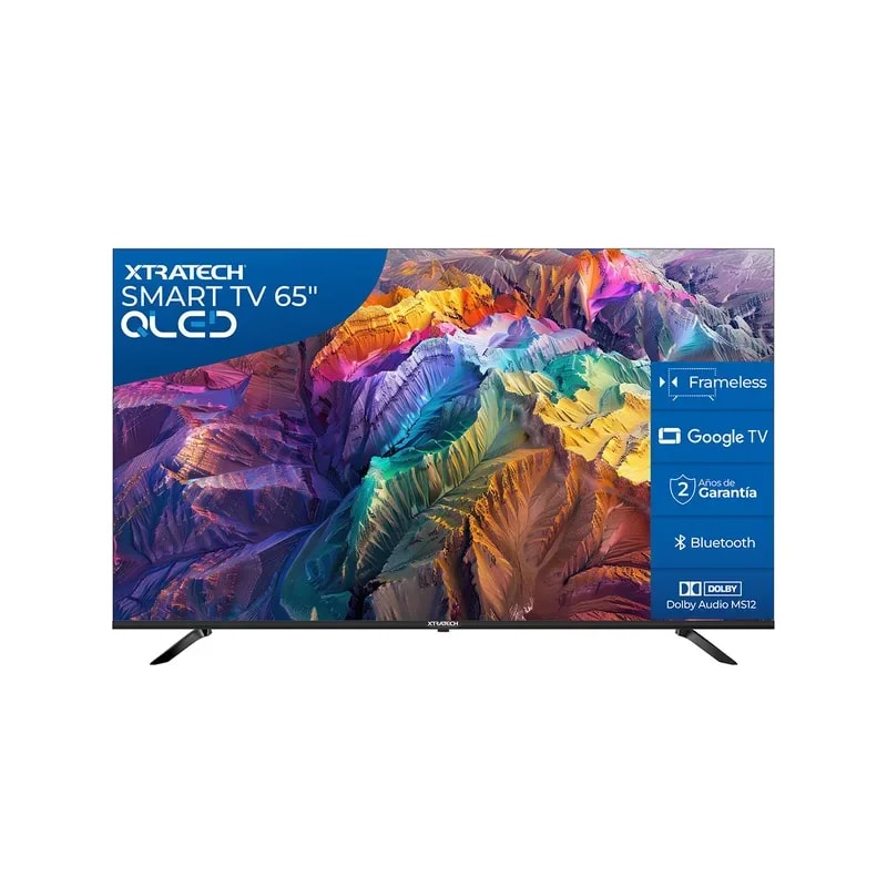 Televisor Xtratech 65" QLED 4K UHD Smart Google TV