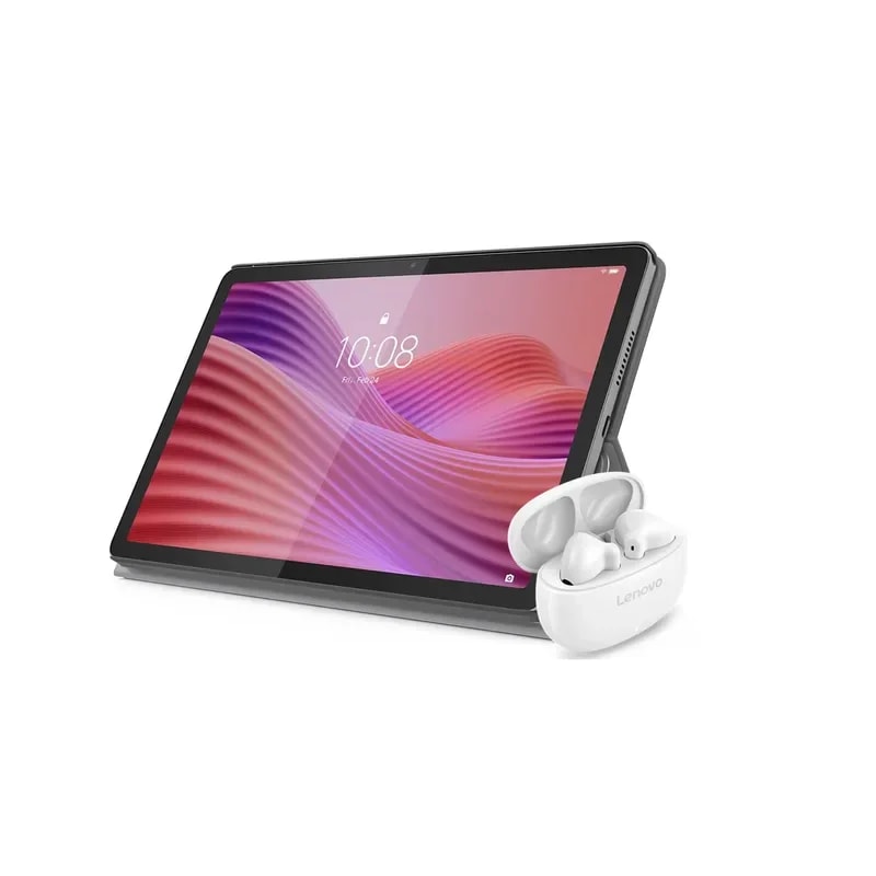 Tablet Lenovo TAB 10.1" 4GB+128GB WIFI Gris + Folio Case + Lenovo E310 Earbuds