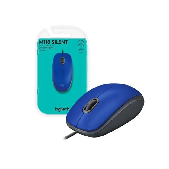MOUSE LOGITECH M110 SILENT AZUL