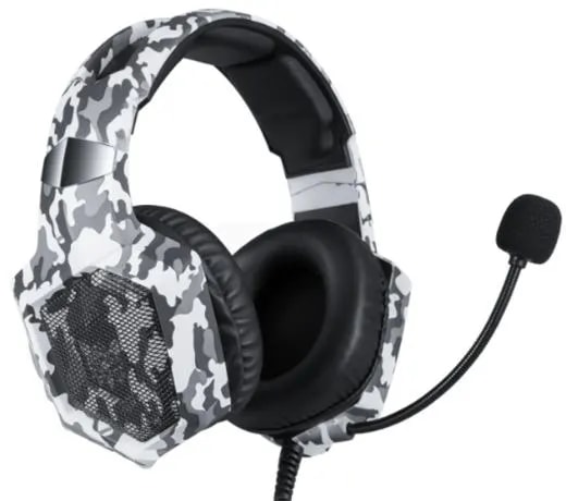 Audifono Onikuma K8 wired camo blanco