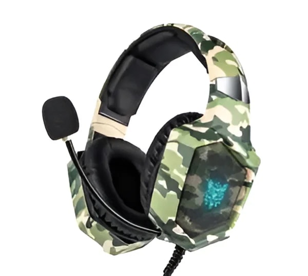 Audifono Onikuma K19 wired camo verde