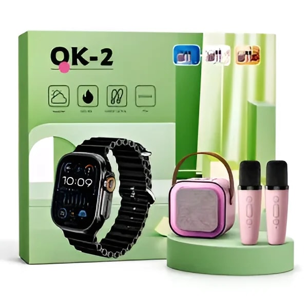 SMARTWATCH COMBO + PARLANTE OK-2