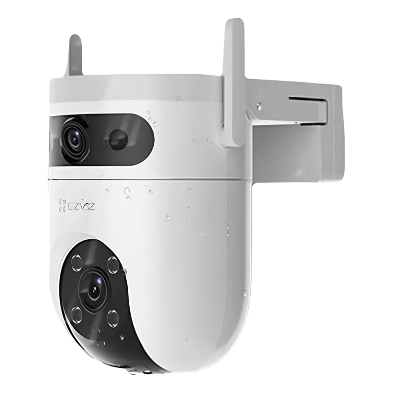 Cámara EZVIZ H9C 360° Lente Dual 3K Ext. Color 24/7 40MT Mod Patrulla Det. Pers/vehi Ia Audio