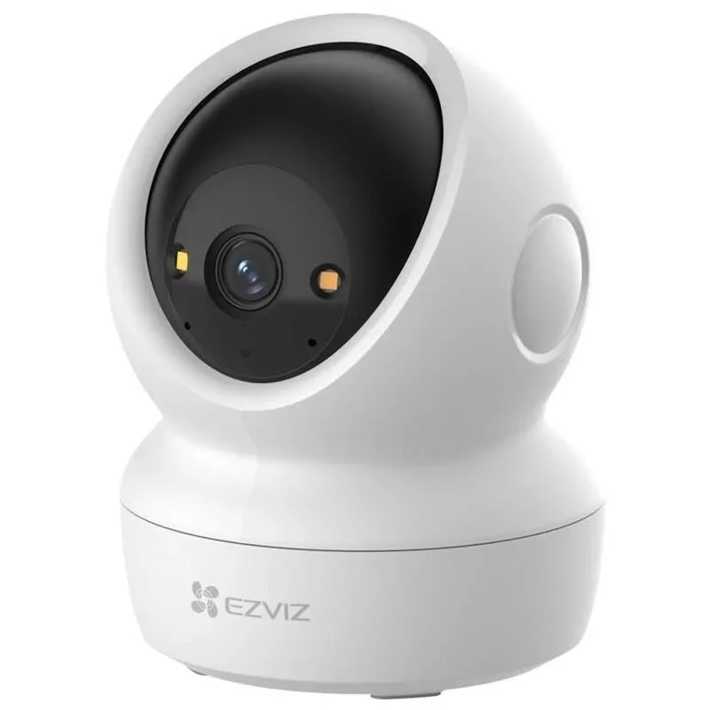 Cámara EZVIZ H6C 360° 3MP 2K Det. Humana Seguimiento Auto. Audio MicroSD Hasta 256GB