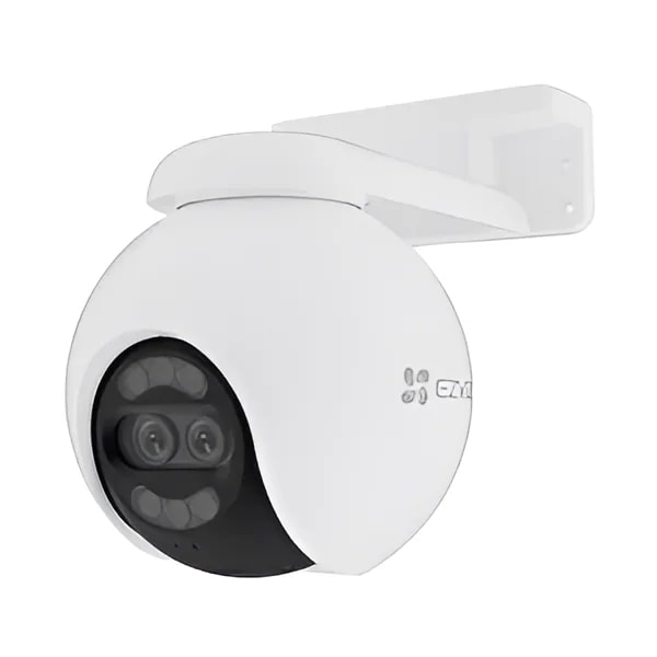 Cámara EZVIZ H80X Lente Dual 360° 4K Ext. IP67 Color 24/7 Audio Google/alexa Supp. Microsd 512GB