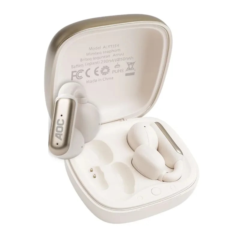 Audífonos AOC White ACD2534WT BT 5,4 300MAH Usb-c
