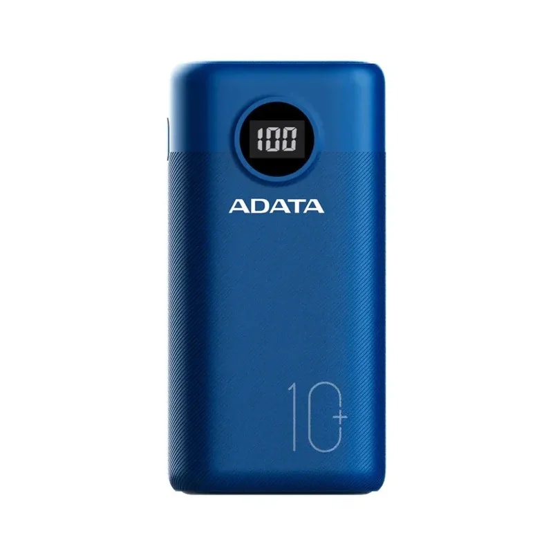 Power Bank Adata Azul 10000MAH 22.5W Carga Rapida PD3.0 & QC3.0 Indicardor LCD USB-A*2 + Usb-c