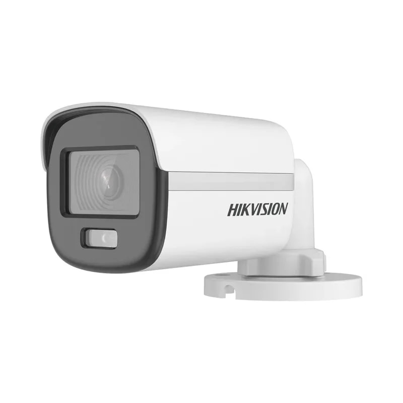 Cámara Tubo Hikvision Colorvu 2MP Ext. IP67 Microfono Plastica Color 24/7 LED 20MTS