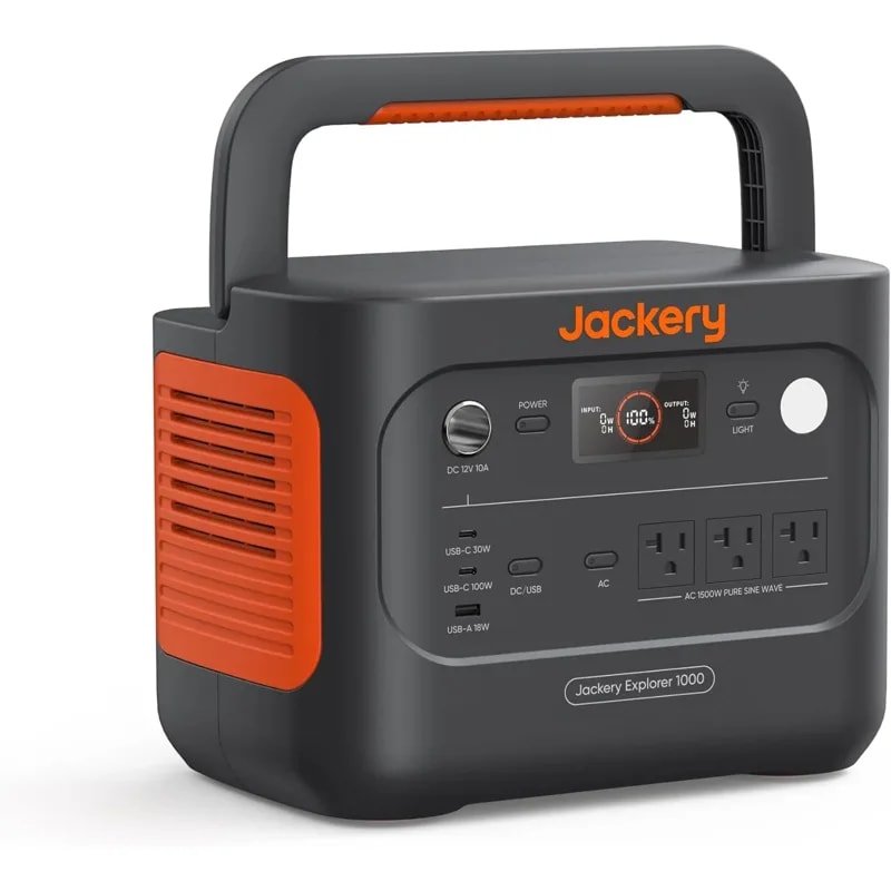Estacion De Energia Jackery Explorer 1000 V2 Bat. LIFEPO4 1070WH Salidas 1500W (ac 110V*3,
