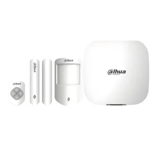 Kit De Alarma Inalambrico Dahua, Monitoreo Por App Panel WIFI Y Ethernet, 1*SENSOR Mov. 1*CONTACTO