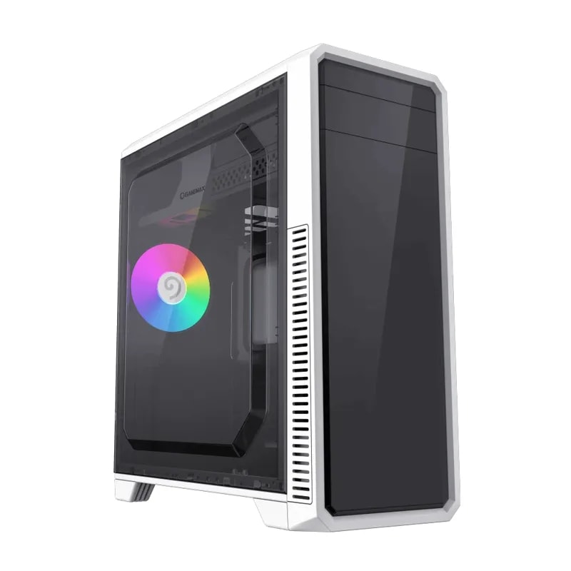 Case GAMEMAX G561E-WH ATX USB 3.0/2.0 Fan Frgb Post. 1*12CM, Acrilico Lateral Y Frontal