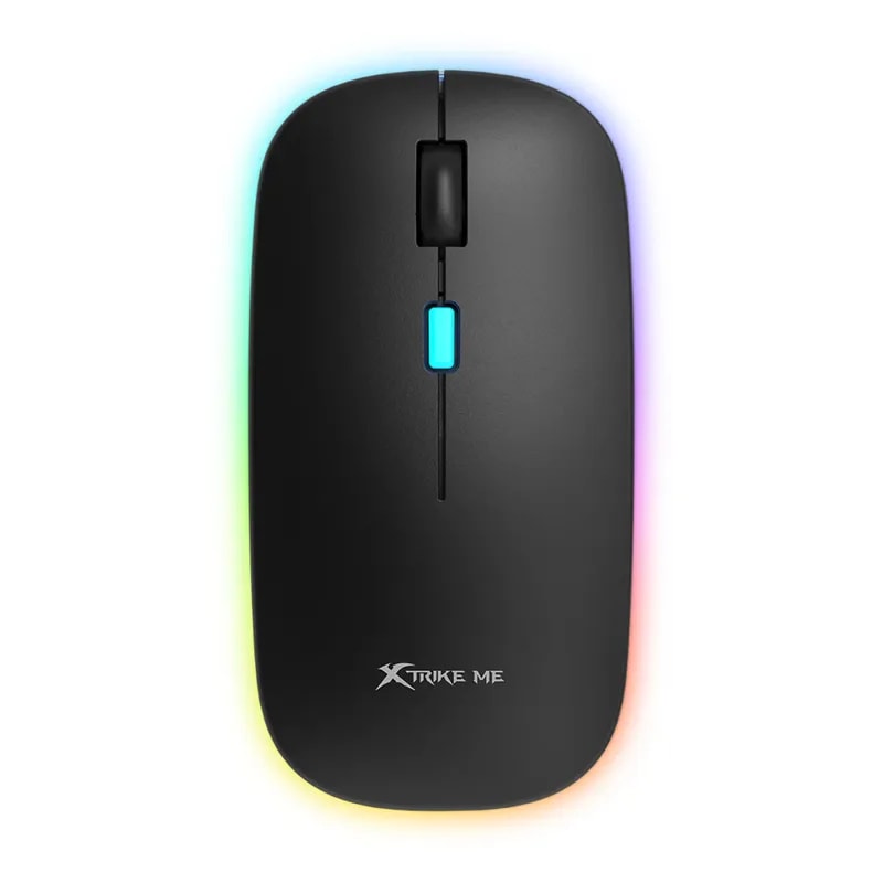 Mouse Xtrike Me GW-113 BK Slim Dual (bt 5,0 + 2.4G) 4 Bot 1600 Dpi Bat. 400MAH Micro USB