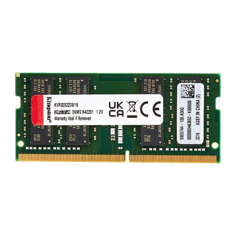 Memoria RAM 16GB DDR4 3200MHZ Kingston Sodimm KVR32S22D8/16