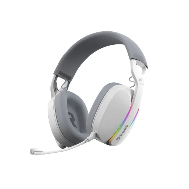 Headphone Marvo HG9086 WH Pulz 70S USB 2,0 RGB Dinamico, Microfono