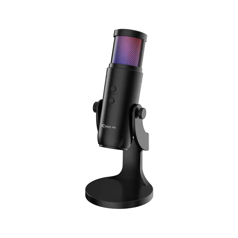Microfono PC Xtrike Me XMC-03 RGB 12 Modos, Movil 180° Usb-a Streaming, Podcasts Y Gaming