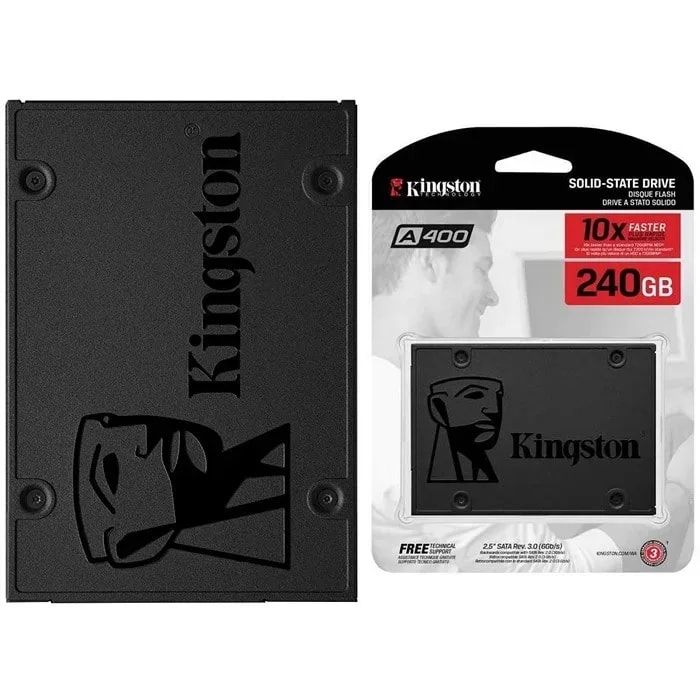 SSD 240GB 2.5" Kingston 500MB/S, 350MB/S SA400S37/240G