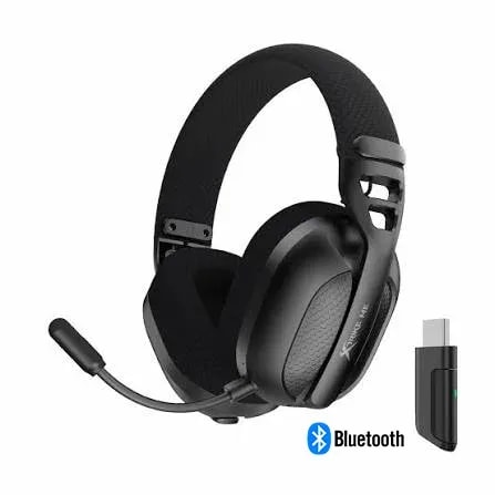 Headphone Xtrike Me GH-513W BK Tri Mode 2.4 Ghz /bt/usb-c Microfono, Over-ear, Bat. 400MAH
