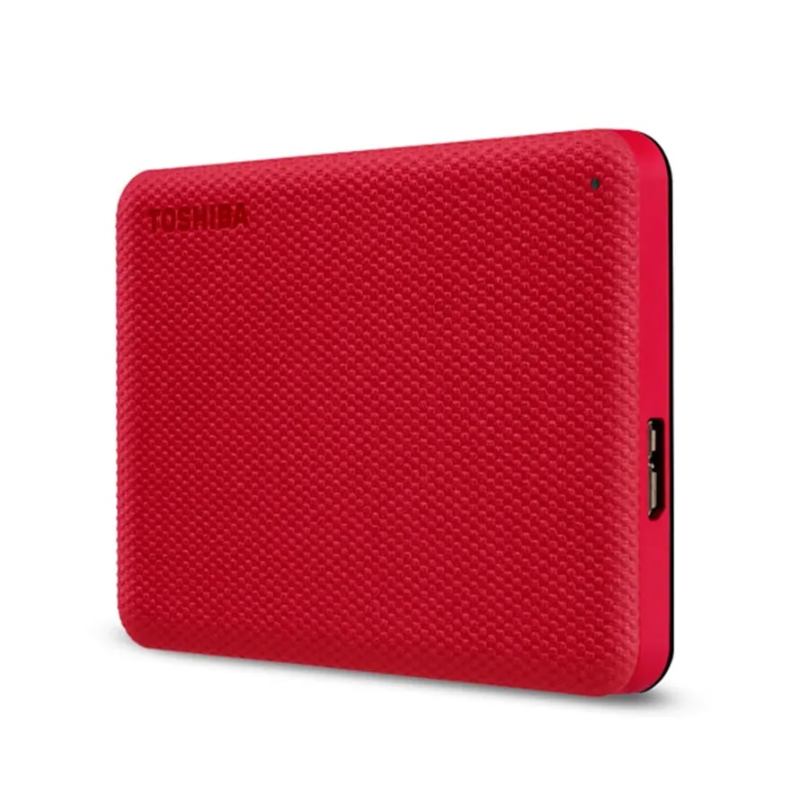 Disco Externo Toshiba Canvio 1TB 2.5” USB 3.0 Windows/mac Rojo HDTCA10XR3AA