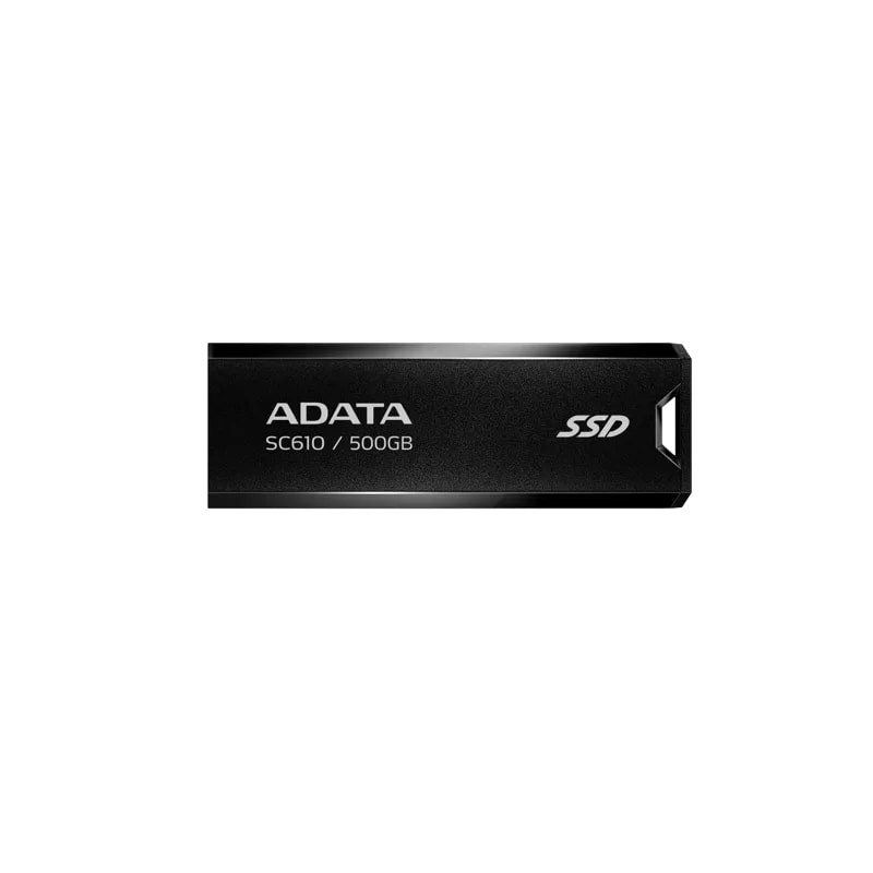 SSD Externo 500GB Adata SC610 USB 3.2 10GBPS Formato Pendrive 550MB/S, 500MB/S Compatible PS5 Xbox