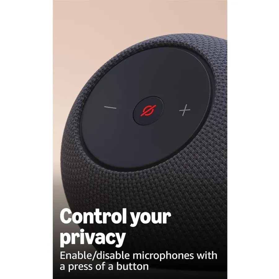 Parlante Amazon Echo DOT MAX Con Alexa Smart Home HUB Glacier White