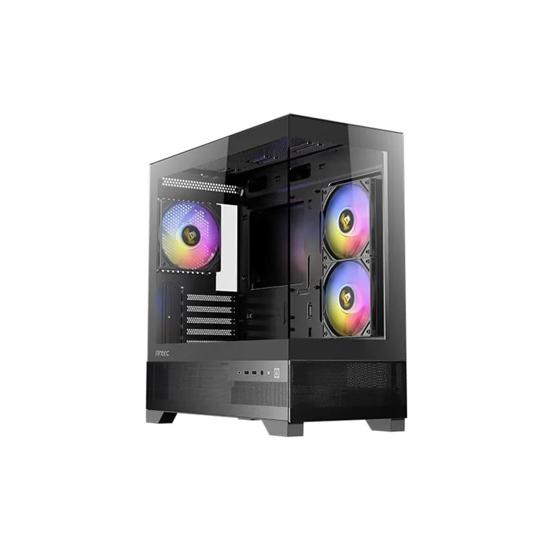 Case Antec CX500M Black ARGB Mini Tower Micro-atx 2X120MM ARGB Reverse Fans 1X120MM ARGB Rear