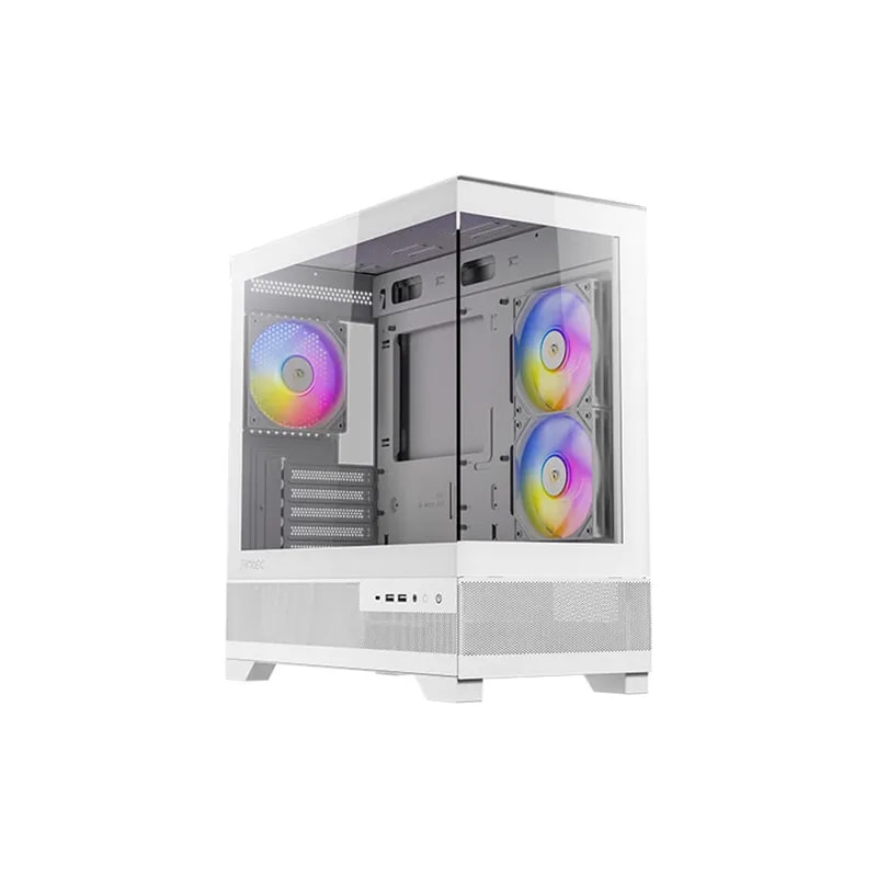 Case Antec CX500M White ARGB Mini Tower Micro-atx 2X120MM ARGB Reverse Fans 1X120MM ARGB Rear