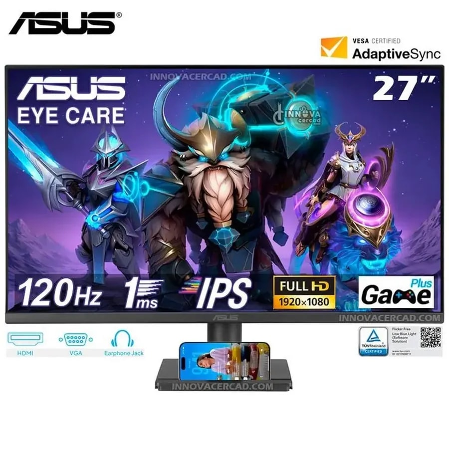 Monitor ASUS VA279HG EYE Care Gaming Monitor 27PULG IPS Full HD 1920X1080 120HZ HDMI VGA