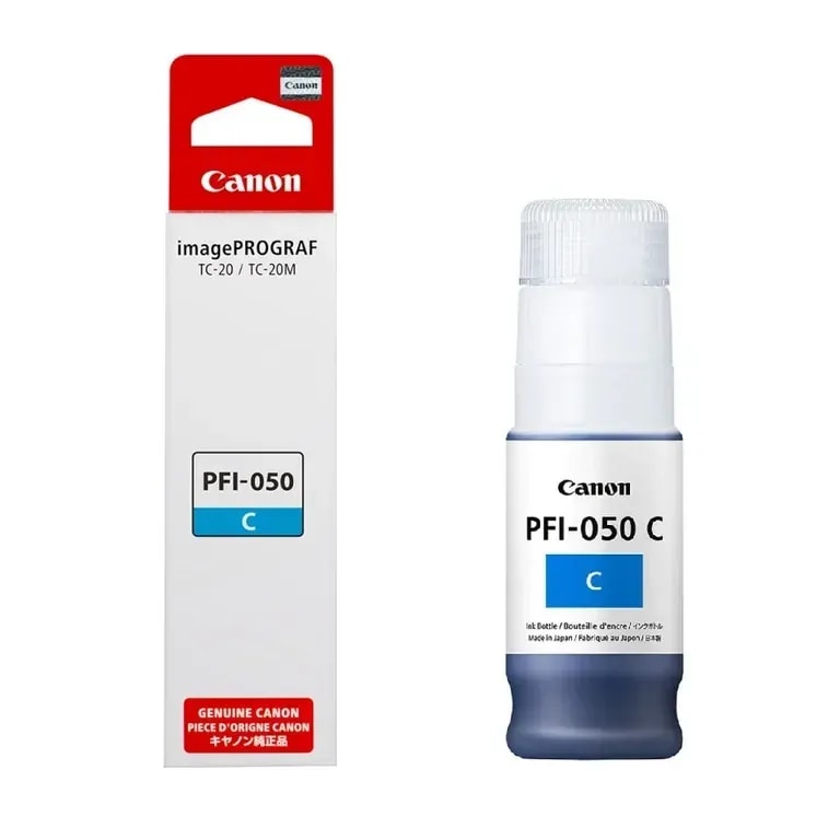 Botella De Tinta PFI-050 Cyan 70ML TC-20
