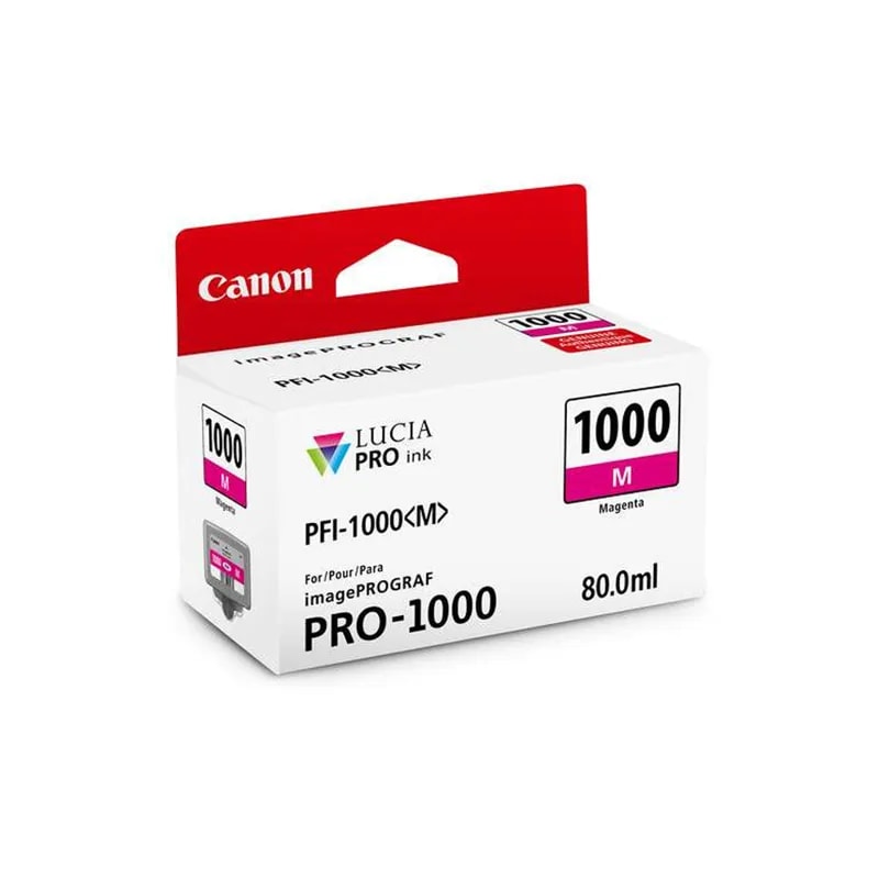 Tinta PFI-1000 Magenta 80ML Imageprograf PRO-1000