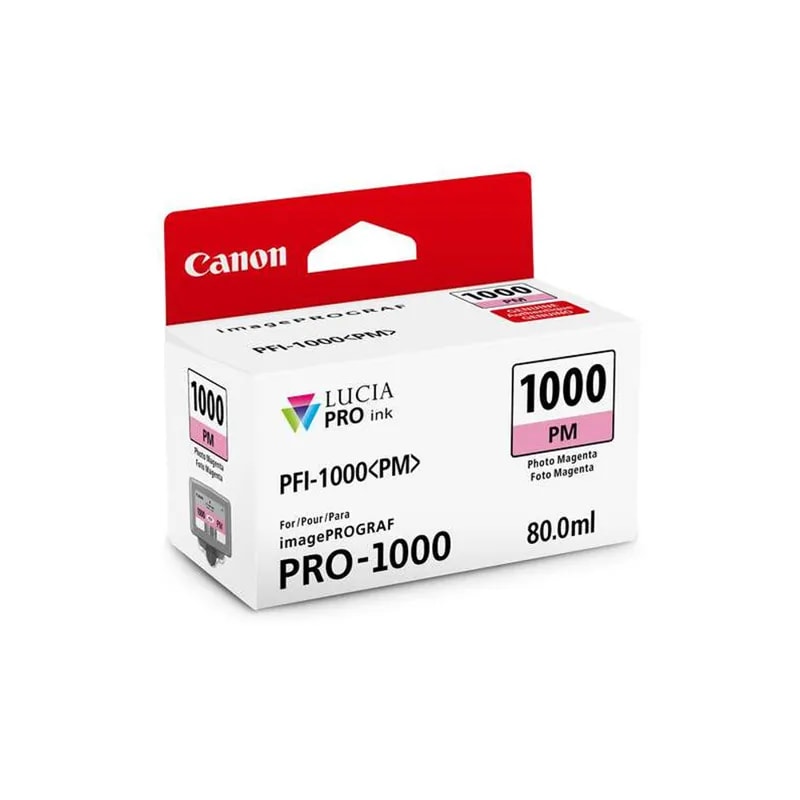 Tinta PFI-1000 Foto Magenta 80ML Imageprograf PRO-1000