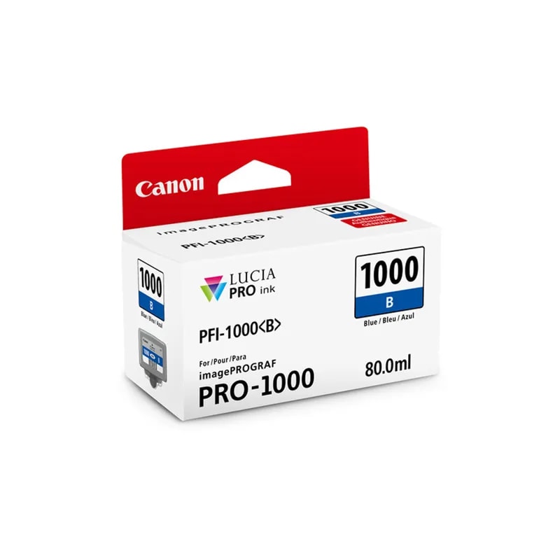 Tinta PFI-1000 Azul 80ML Imageprograf PRO-1000