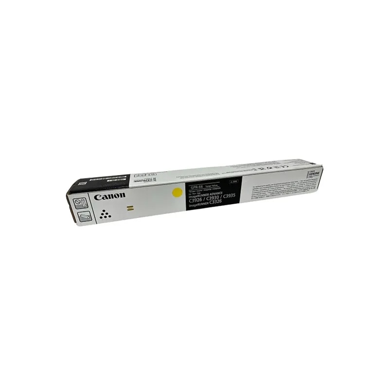 Toner Canon GPR-66 Amarillo Rendimiento 25500 Paginas IRA C3326I