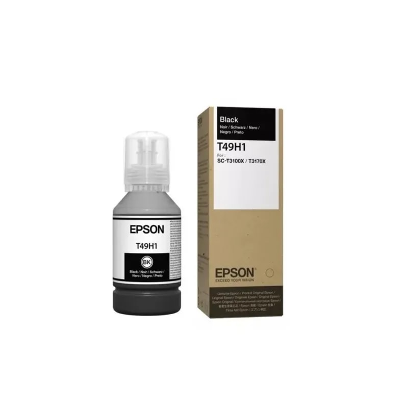 Botella Epson T49H1 Negro Surecolor T3170X 140ML C13T49H100