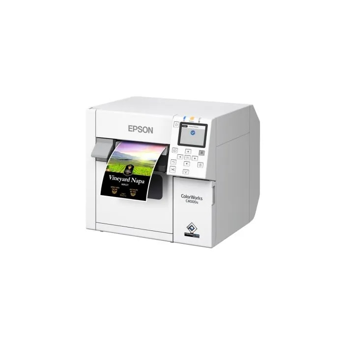 Impresora Epson Colorworks C4000 Inyeccion De Tintas A Color 4 pulg Cortador AUT