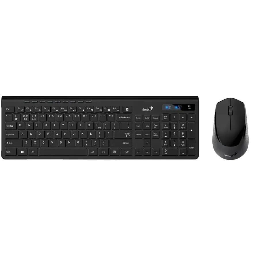 Combo Genius Teclado Y Mouse Slimstar 850 / Wireless / Bluetooth / Doble Modo / AI Copilot /