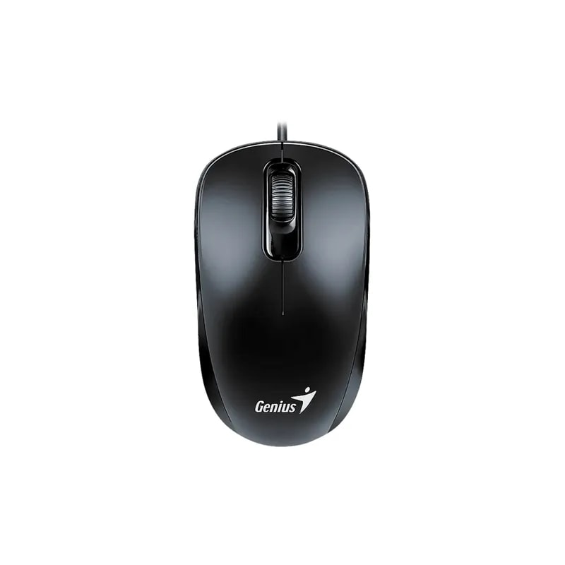 Mouse Genius DX-110 Negro / USB Tipo-c / 3 Botones / 1200 DPI / Windows Y MAC