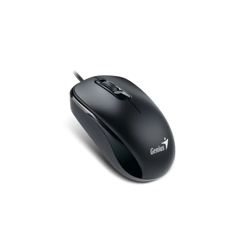 Mouse USB Genius DX-110 Negro / 3 Botones / 1000DPI / Windows Y MAC
