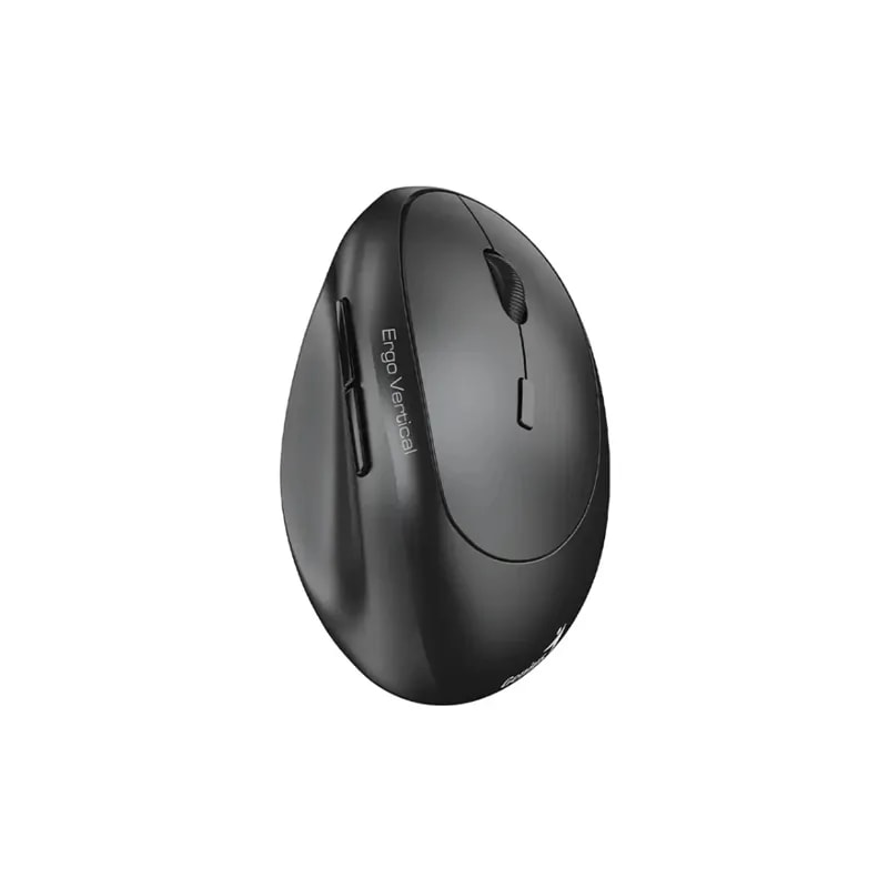 Mouse Genius Wireless Dual Ergo 8350S AI Gris / Vertical 55G / 6 Bot. Silencio / 1 Pila AA