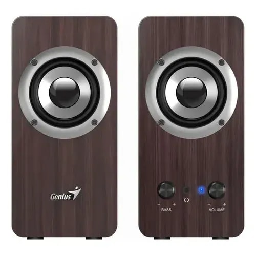 Parlante Genius SP-HF400 Potencia 10W RMS Dark Brow AC Power 100 / 240 V