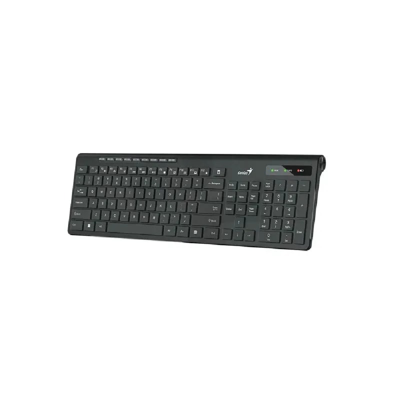 Teclado Wireless Genius Slim Star 7230 Negro / RF 2.4GHZ / Teclas Multimedia 9 / WIN Y MAC