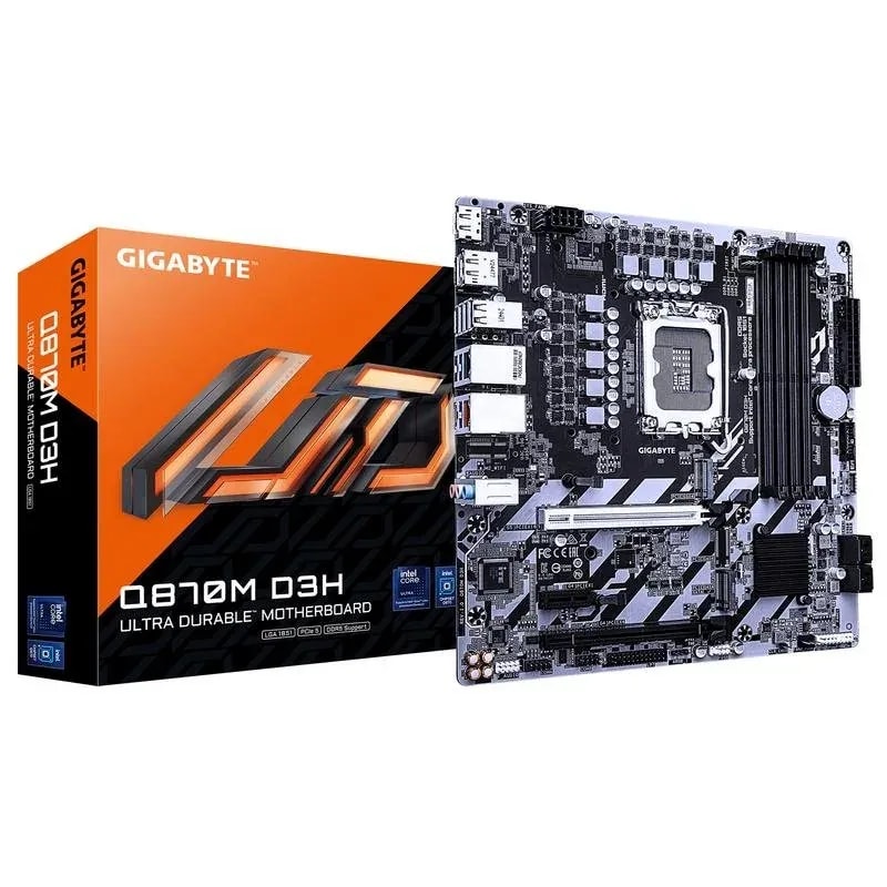 Mainboard Gigabyte Q870M D3H LGA 1851 DDR5 Mico ATX
