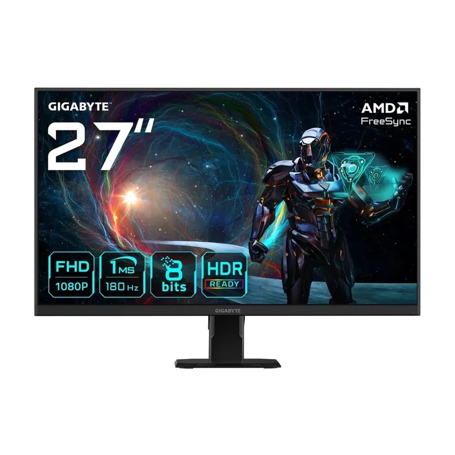 Monitor Gigabyte GS27FA 27PULG SS IPS Plano 1920X1080 FHD 180HZ 1MS HDMI Dport
