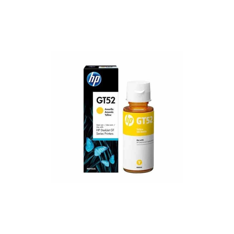 Botella HP GT52 Amarillo 5810 / 5820 8000 PAG M0H56AL