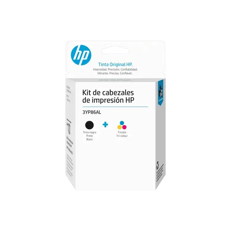 Cabezal HP 3YP86A Negro Tricolor GT INK Tank 5810 / 5820 / 115 / 310 / 315 / 410 / 415 3YP86AL