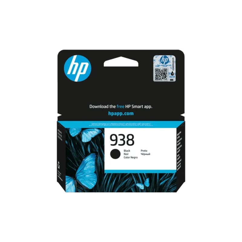 HP 938 Negro OJ 9110 / 9120 / 9130 / 9720 / 9730 1250 Paga 4S6X8PL