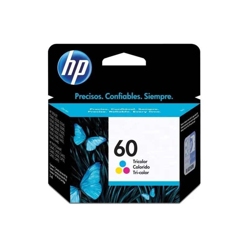 Tinta HP 60 Tricolor DJ 1660 / 2660 / F4280 / F4480 / C4780 / D110 165 PAG CC643WL