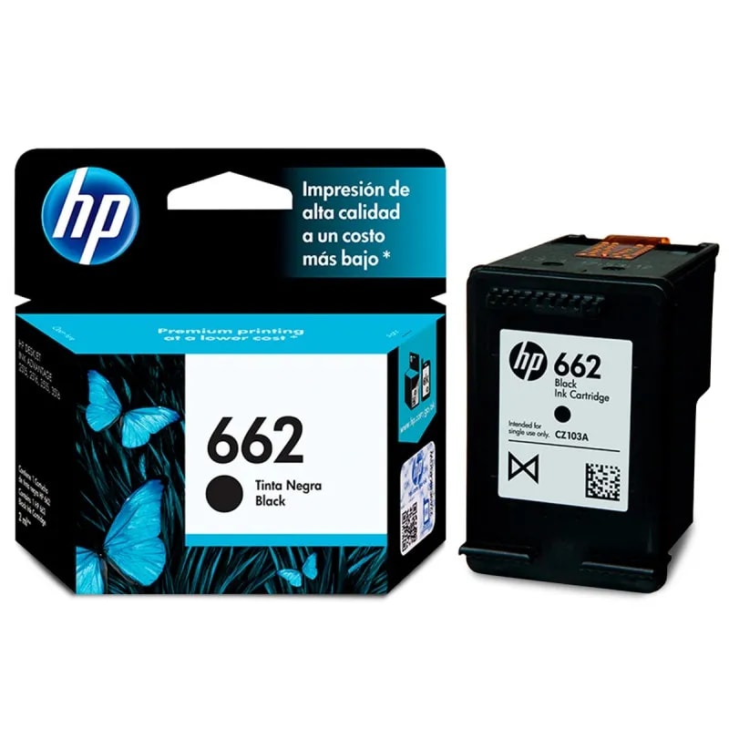 Tinta HP 662 Negro 2515 / 3515 120 PAG CZ103AL