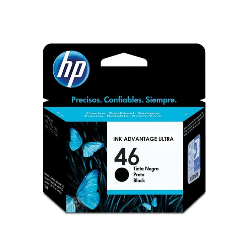 Tinta HP 46 Negro AIO4729 / 2029 / 2020 / 2529 / 2520 1500 PAG CZ637AL